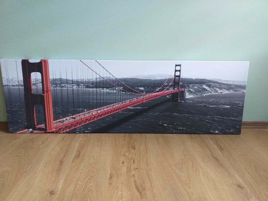 Duży obraz na płótnie 145x45cm most w San Francisco