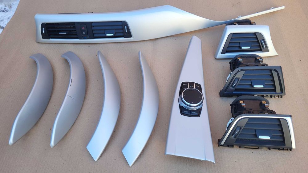 Bmw F30 F32 F34 F36 декор інтерєр накладка алюминий дерево алюміній