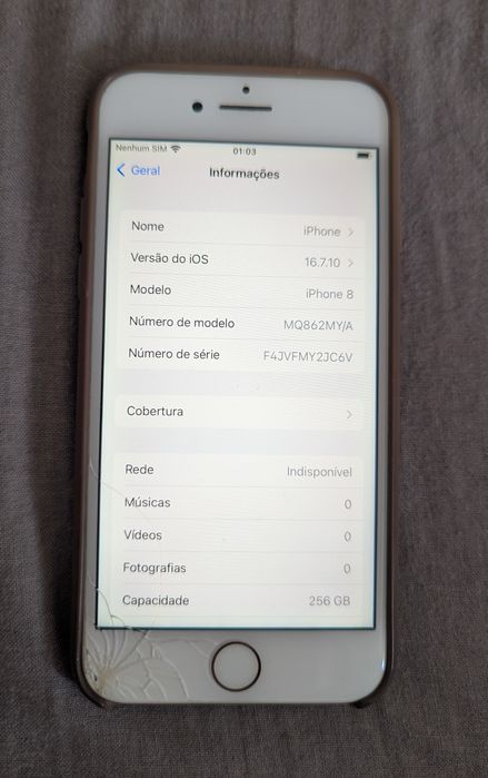 Iphone 8 - 256 GB