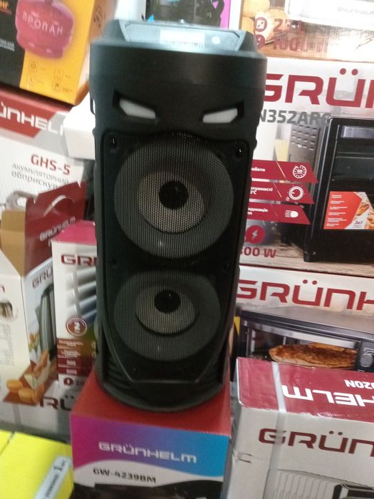 Портативная Bluetooth колонка с Караоке с микрофоном. Пульт, FM радио цена указана оптовая от 5 шт цены расписаны в обьявлении