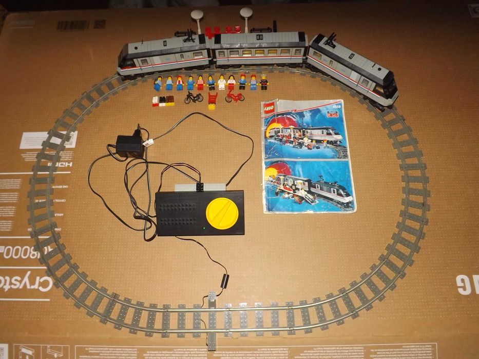 LEGO Pociąg 4558 Metroliner Euro Express 9V z 1991 roku