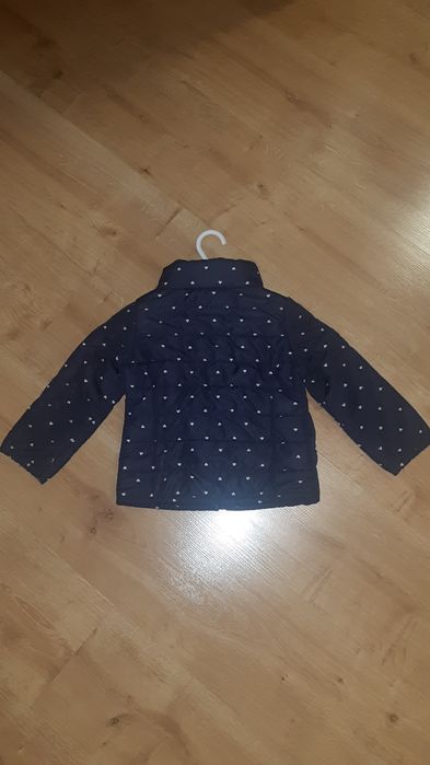 Kurtka wiosenna 92 H&M granatowa kurteczka pikowana