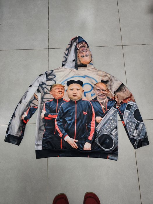 Bluza 3D Trump ,Putin , Kim Jong Un roz. XXL  głowy 3 prezydentów
