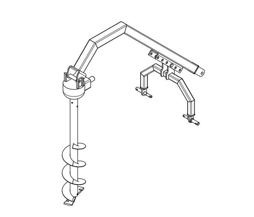 Świder ziemny Wiertnica ogrodowa WOM do traktorka wysyłka