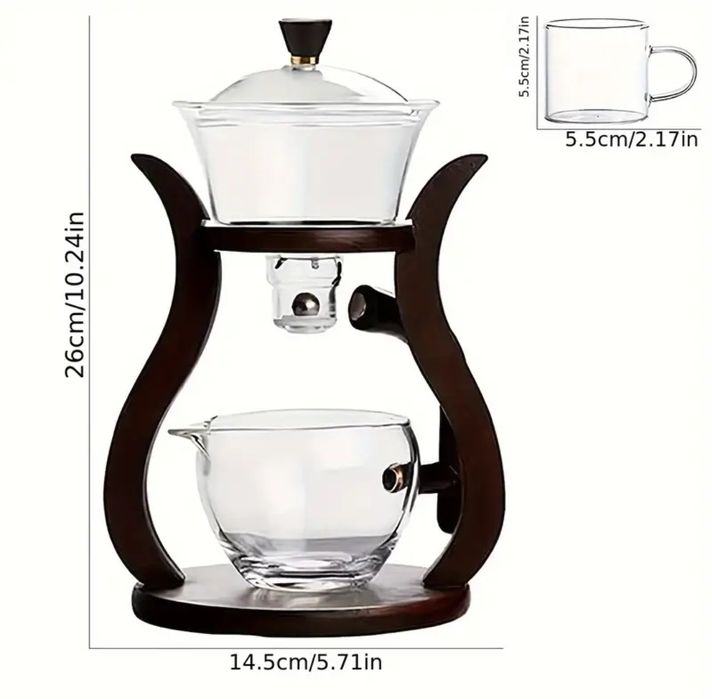 Проливний чайник "Піщаний час" з магнітом, набір для чайної церемонії