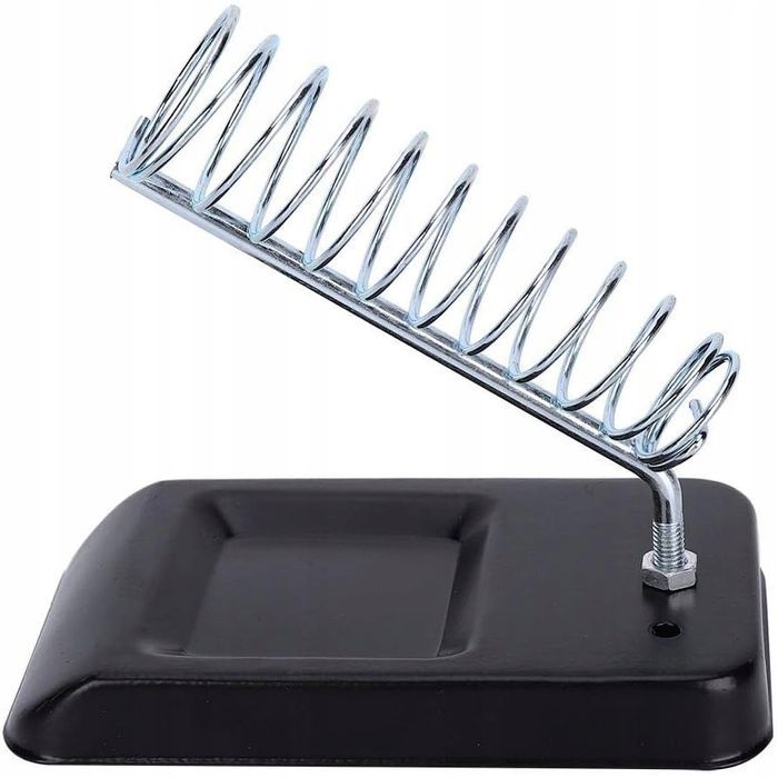 Uchwyt na Lutownicę Metalowy – 127,5 x 64 mm | Z Gąbką