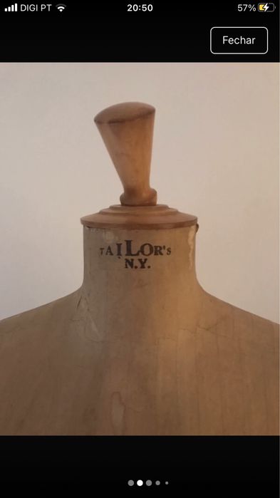 Manequim masculino antigo Tailor’s NY