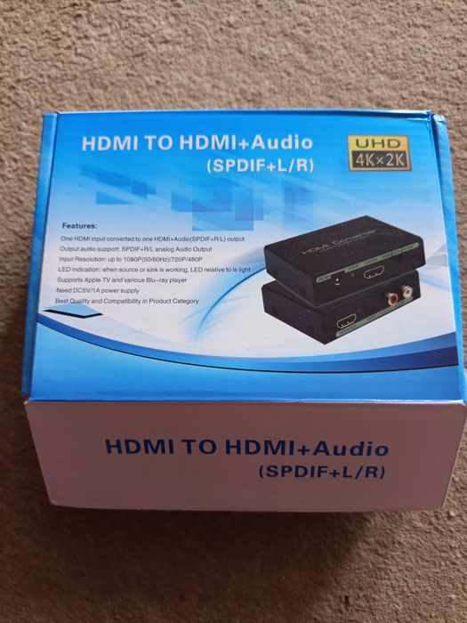 Продам конвертер HDMI to HDMI + Audio