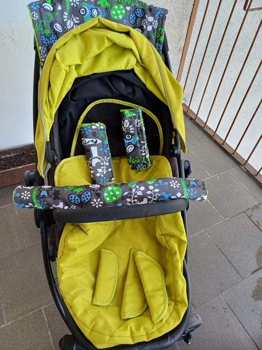 wózek Graco Evo, kolor limonkowy gratis oslonki