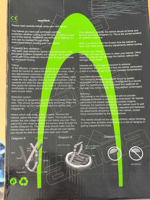 Arina Spirit cycle helmet matt black / Capacete de Ciclismo