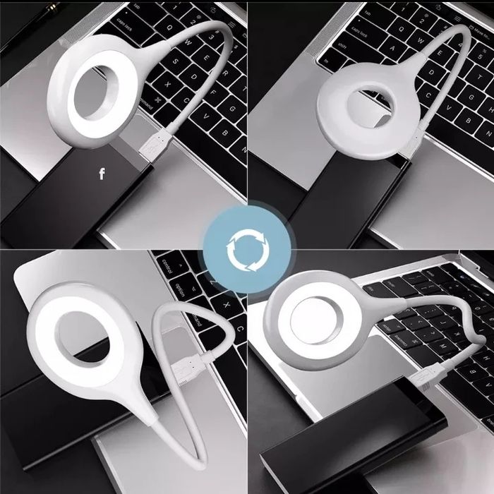 USB лампа для освещения, ночник в виде кольца