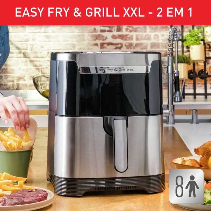 Air Fryer Moulinex Easy Fry & Grill XXL Inox [6,5L] [NOVA]
