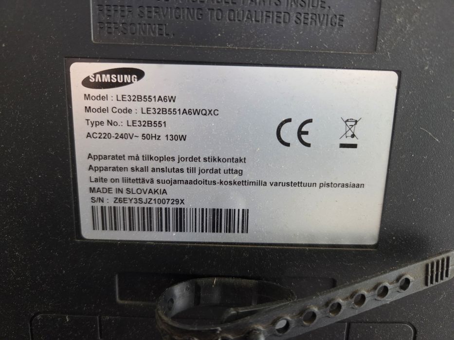 Tv samsung LE32B551A6W para PEÇAS