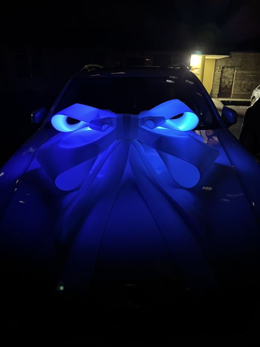 Бант на автомобіль, бантик на машину, бант на двері, подарунковий бант