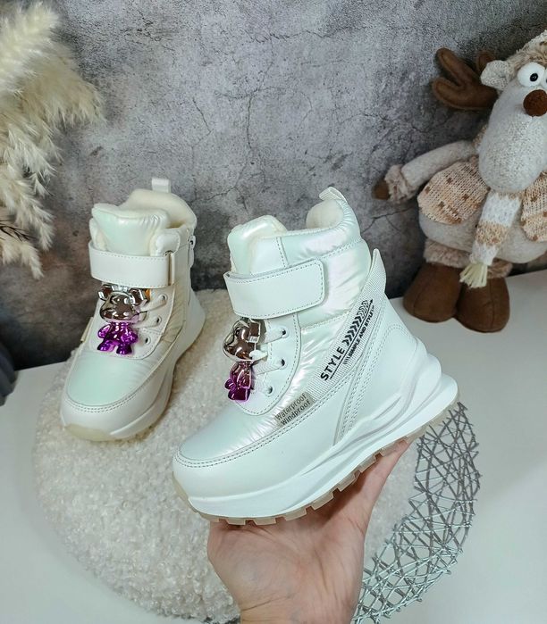 Зимові чоботи дутіки черевики Томм 27 28 29 30 31 32 33 для дівчинки