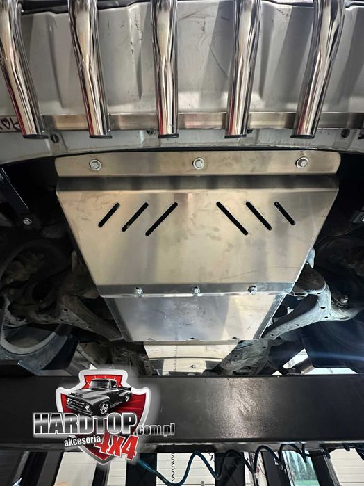 KOMPLET Osłon Aluminiu 6mm VW AMAROK Silnik/CHŁODNICA/Skrzynia 2012-22