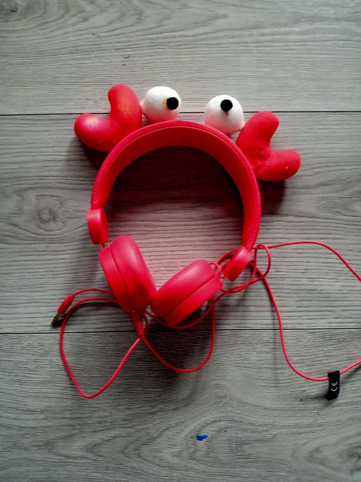 Słuchawki przewodowe nauszne świecące