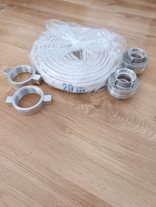 Nowy Wąż Tłoczny SPECK 20m/40mm +Złącza Aluminiowe -Zestaw