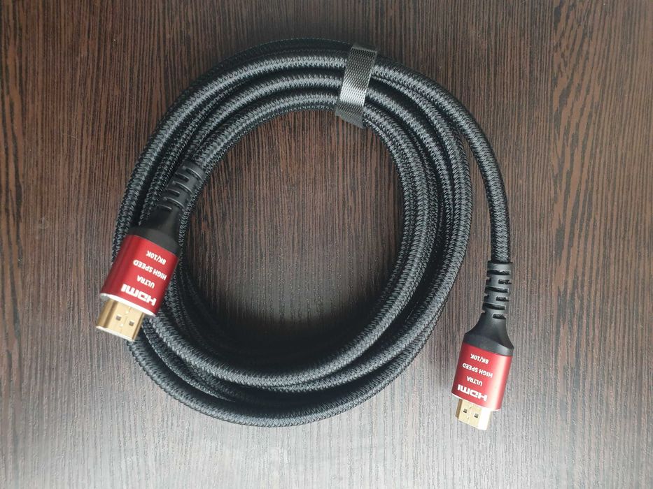 Кабель HDMI 8K UltraHD в плетеній ізоляції, 5м