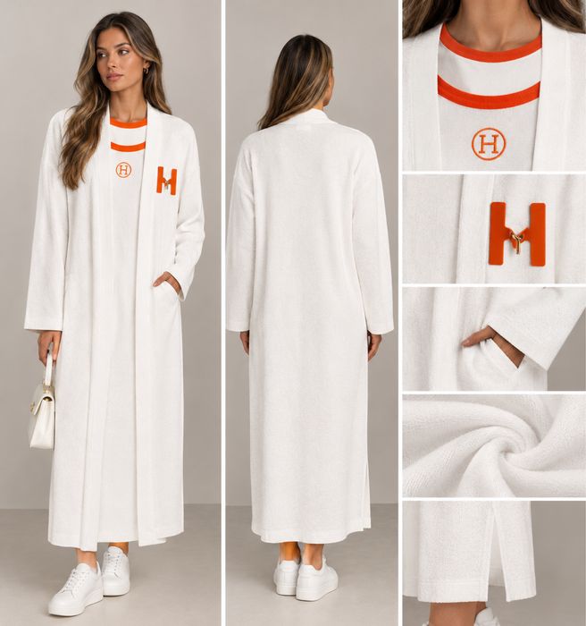 Жіноча сукня максі + кардиган Hermes