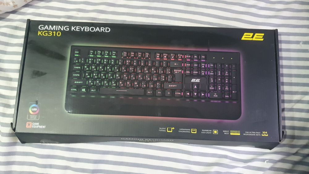 Комплект компьютерная мышка A4Tech G9-500f беспроводная, и клавиатура