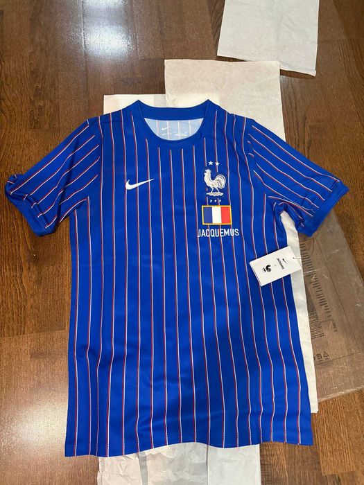 NIKE x FRANCE x JAQUEMUS PRE-MATCH JERSEY футбольна футболка (лімітована колекція)