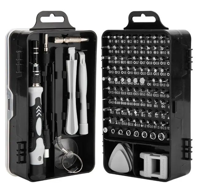 Набiр прецизiйних викруток з бiтами 115 в 1