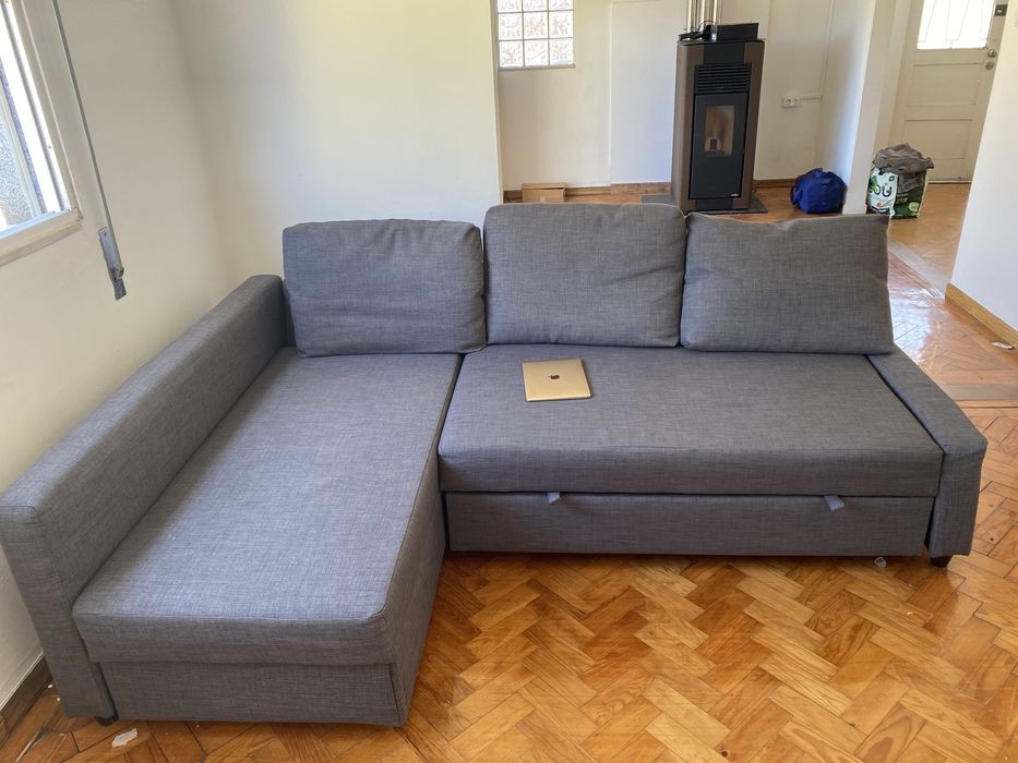 Sofa cama com bau