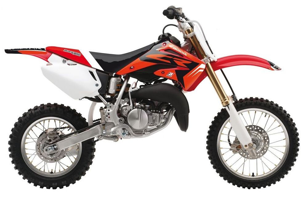 kit autocolantes + capa de banco blackbird dream honda cr 85