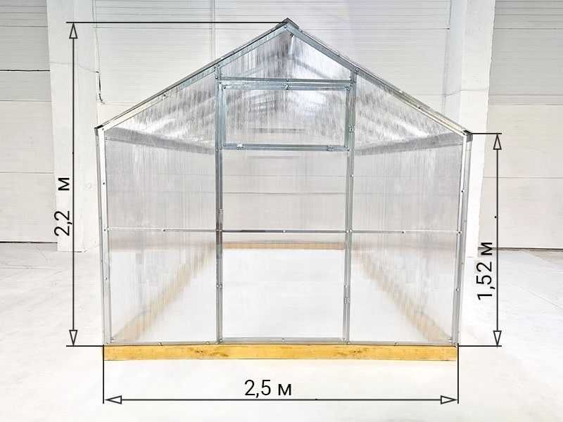 Szklarnia z poliwęglanu 2,5x4 2,5x6 2,5x8 Domek 3x4 3x6 3x8 PRODUCENT