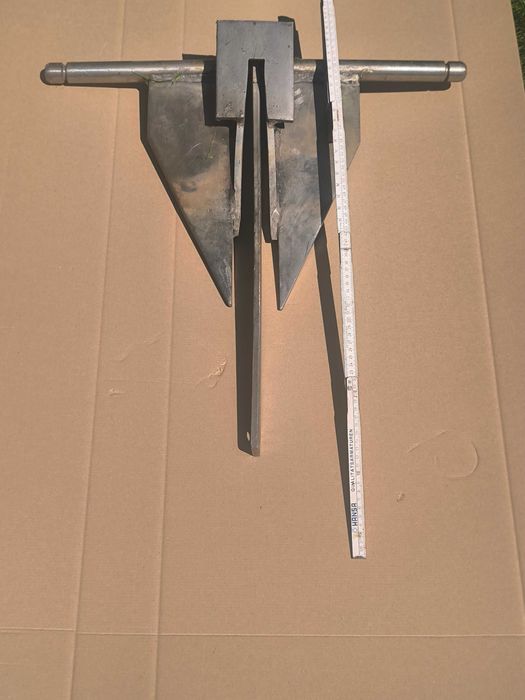 Kotwica danfortha do jachtu, żaglówki, solidna, ciężka, nierdzewka.