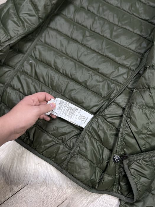 Оригинал Мужской микропуховик/ветровка EA7 Emporio Armani Puffer Down