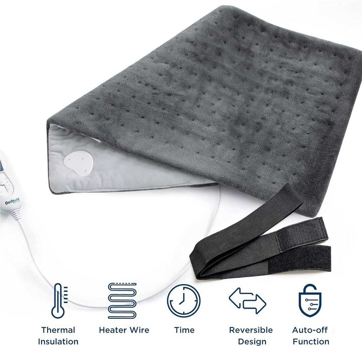 Almofada térmica para costas, pescoço e ombros