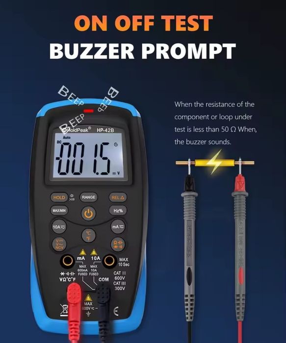 Цифровой Мультиметр  HoldPeak HP-42B