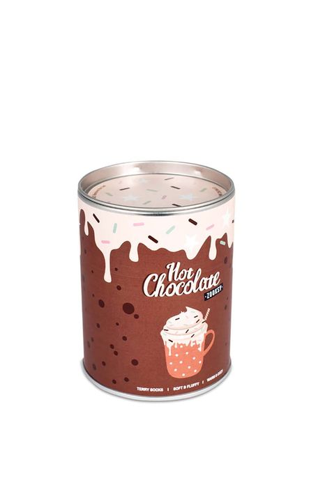 Świąteczne skarpetki w puszce - Warm Winter Hot Chocolate 36-40