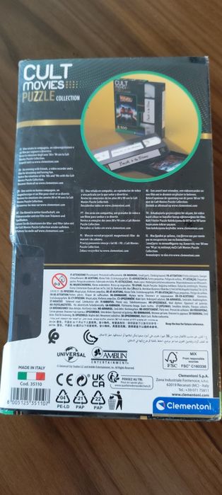 Cinzeiro e puzzle de colecção