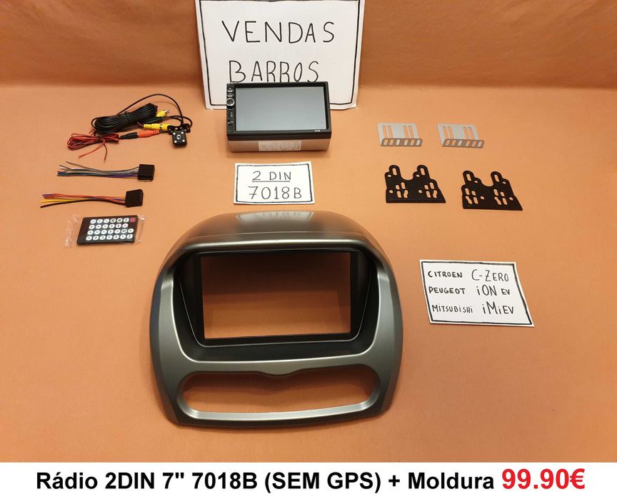 Rádio 2DIN Citroen C-Zero • Peugeot iOn • Mitsubishi MiEV • Android