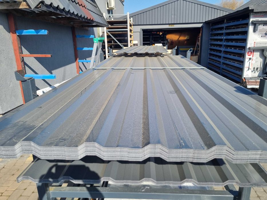 Blacha trapezowa T-18E antracyt 7016 połysk