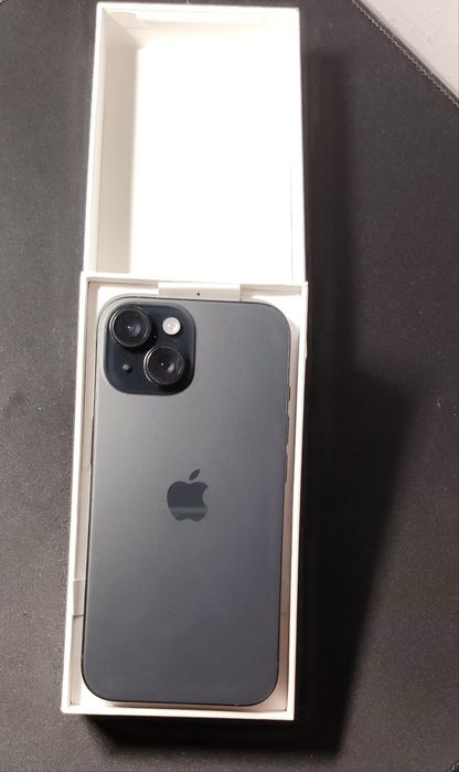 Apple iPhone 15 128GB Czarny (Black) | Stan Idealny | Gwarancja |  Bateria-92%