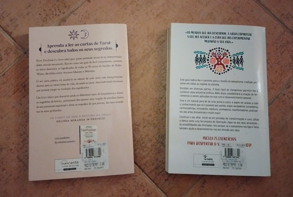 Livros Tarot, Xamanismo, Astrologia, Reiki, medicina energética, etc.
