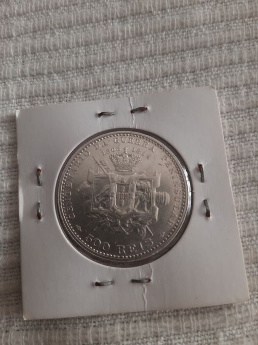 Moedas prata Monarquia e Republica