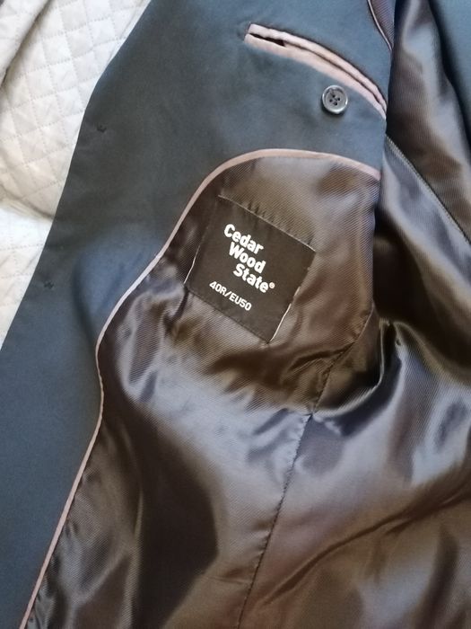 Fato homem azul marinho