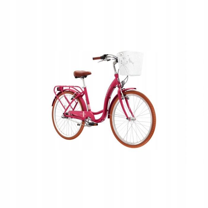 Rower Miejski Damka Le Grand Lille 3 Różowy Beżowy Roz M 17" *Koła 26*
