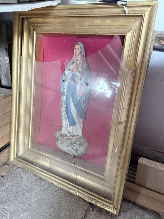 Obraz Matki Boskiej bez szkla z przodu