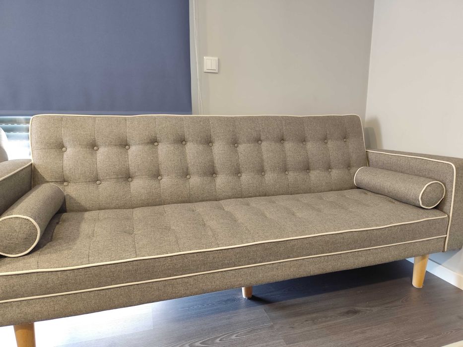 Conjunto sala de estar e jantar | Mesa e Sofás-cama