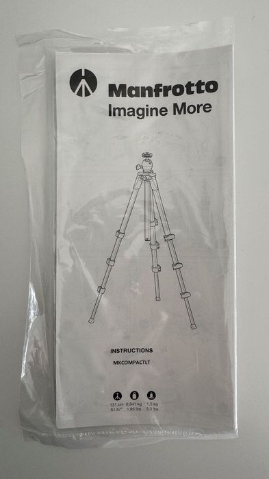 Tripé MANFROTTO Compact Light Bola
