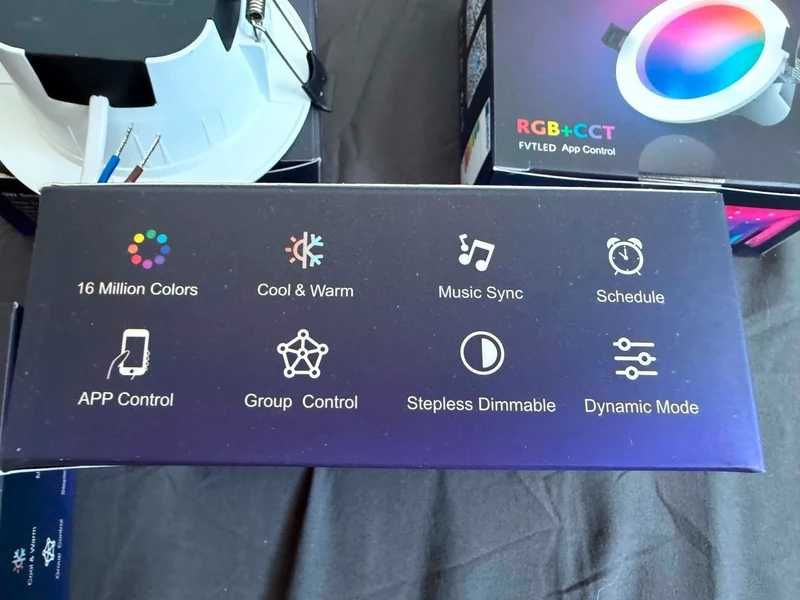 Inteligentny Reflektor Led RGBIC 9W – WiFi + Bluetooth
