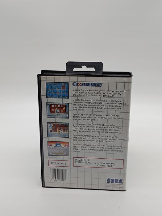 ghostbusters sega game gear, master system pudełkowa