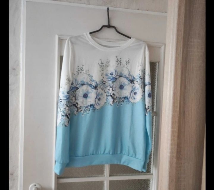 Bluza damska kwiaty ML