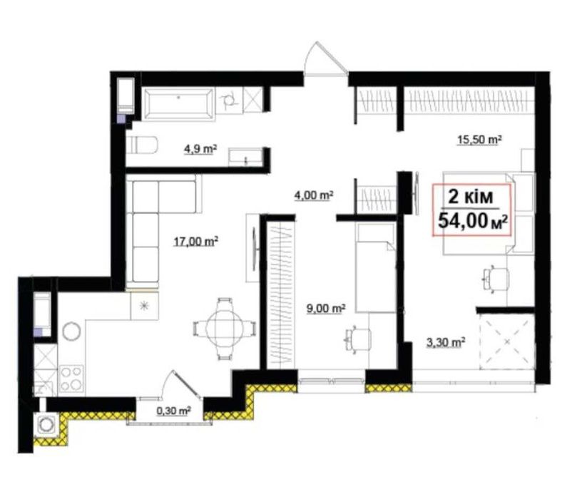 дешева 1-кімнатна квартира
